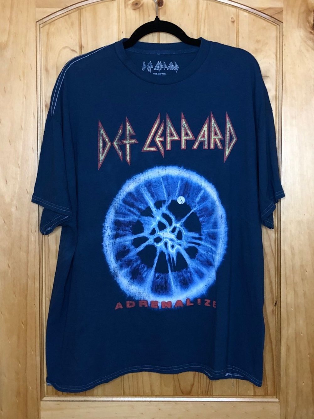 Def Leppard Band Tee Navy Size XL